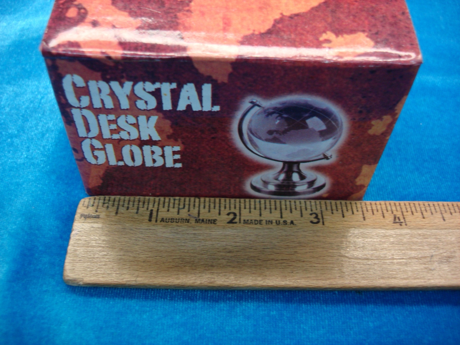 CRYSTAL GLASS GLOBE - NEW IN PKG. -