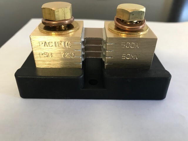 500 AMP 50 mV DC Ammeter shunt  *Made in U.S.A* (NEW!) by PACIFIC SHUNTS USA