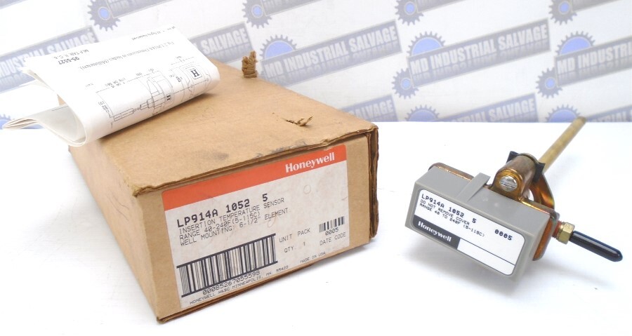 Honeywell - LP914A-1052-5 - PNEUMATIC INSERTION TEMPERATURE SENSOR 40F-240F