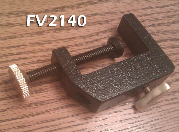 C Clamp Base for Fly Tying Vise, Fits on 3/8" Shaft -  FV2140 - Heavy Duty