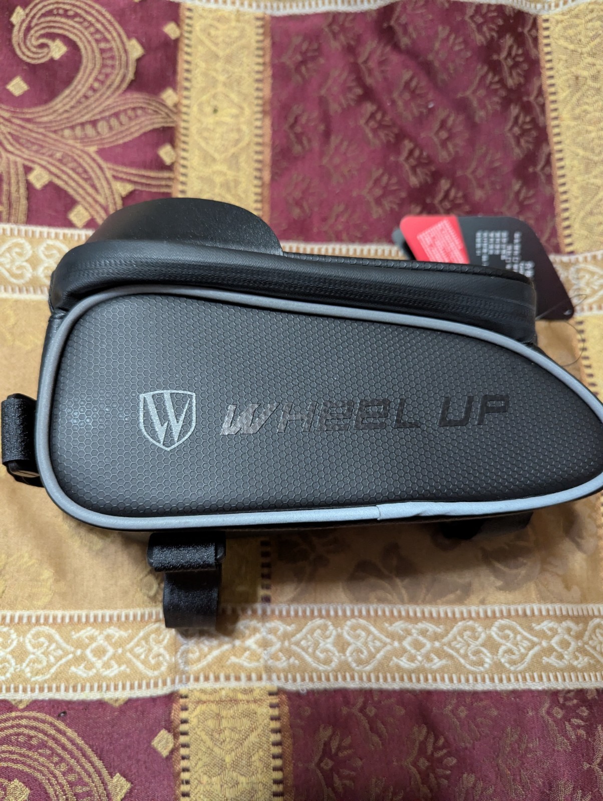 Wheel Up Bicycle Bag Cell Phone Case w/ Ultra Sensitive Touch Screen  Black NWT