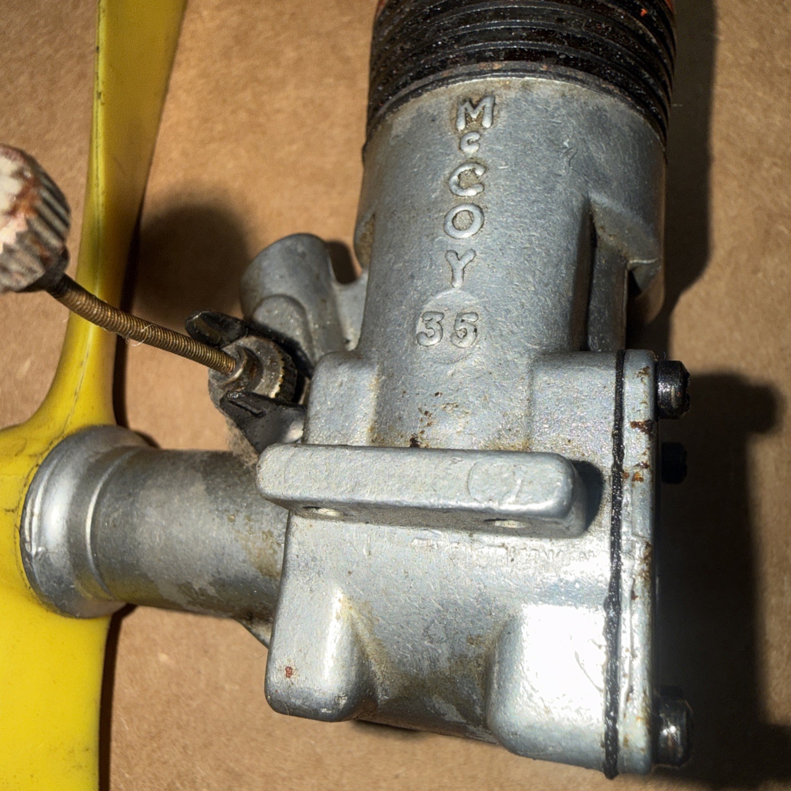 McCoy 35 Redhead CL model airplane engine Has Nice Pop To It As Shown