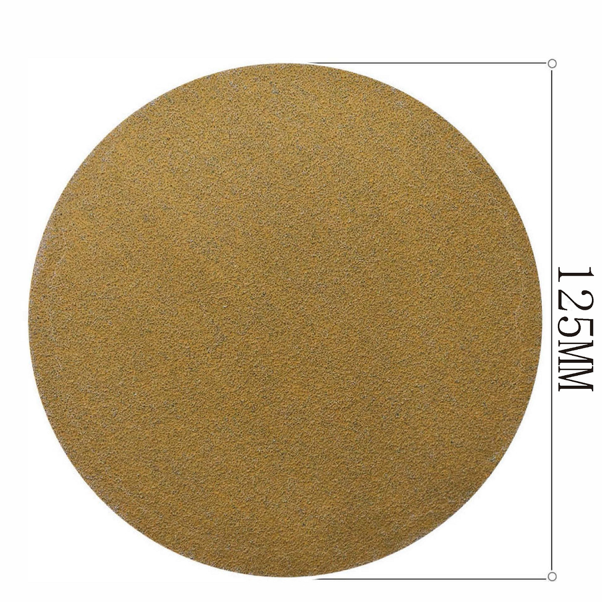 50PACK 125mm 5 Inch sandpaper No Hole Hook and Loop Grip Sanding Discs P60