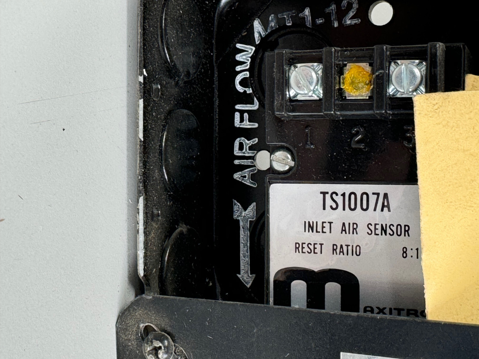 Maxitrol TS1007A w/ MT1-12 Inlet Air Sensor Reset Ratio 8:1 New Old Stock