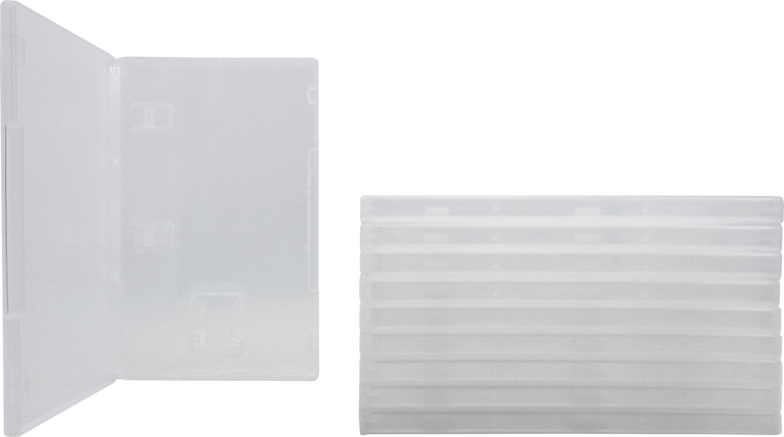 (10) VGBR10SWCL Nintendo Switch Clear 10mm Empty Boxes Cases Replacements Game