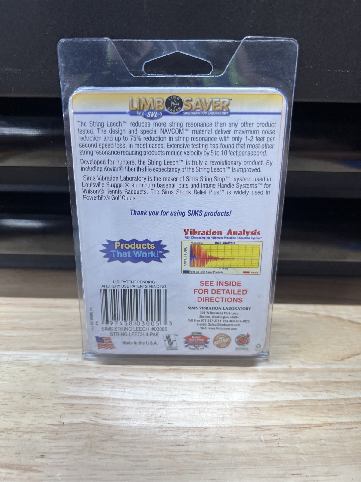 Limbsaver String Leech For Hunters Compound & Recurve Bows #3005. A