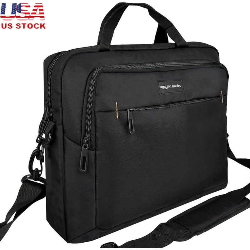 Versatile Laptop Bag W/ Ample Storage Adjustable Strap Travel-Friendly Design US