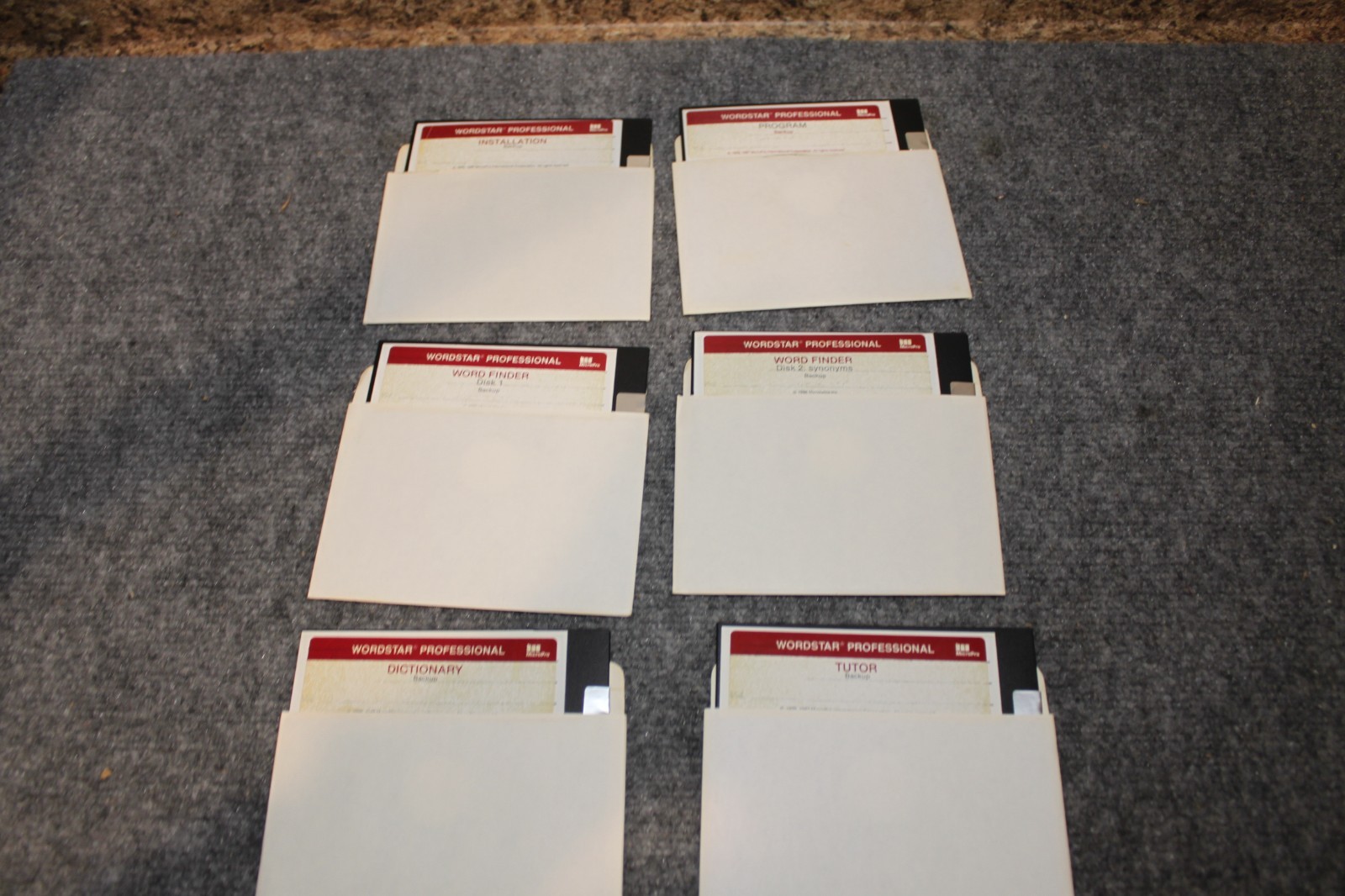 Vintage Wordstar Pro 1987 on 5.25" Floppy Disk