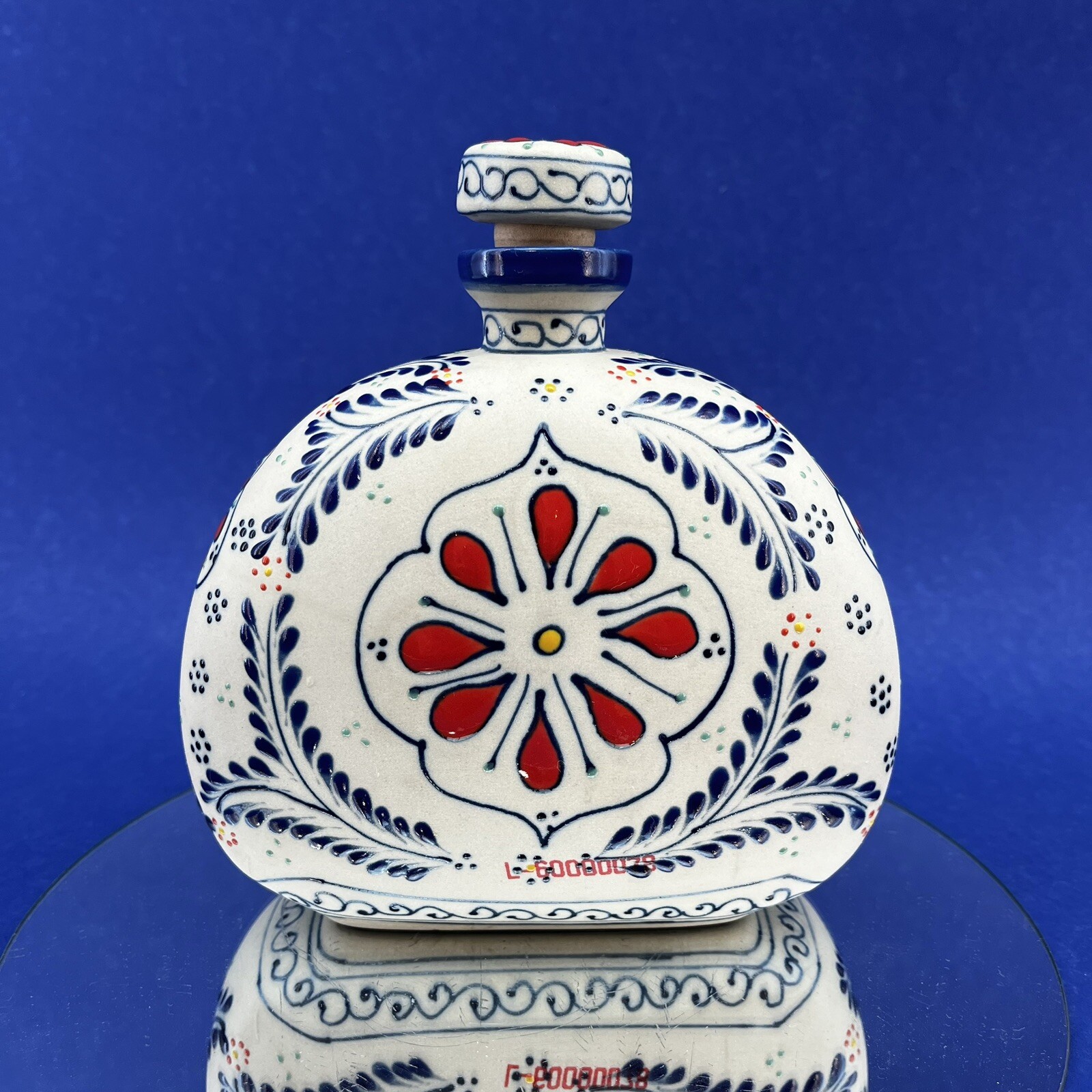 Anejo Limited Edition Casa Cofradia Empty Tequila Pottery Art Bottle Mexico
