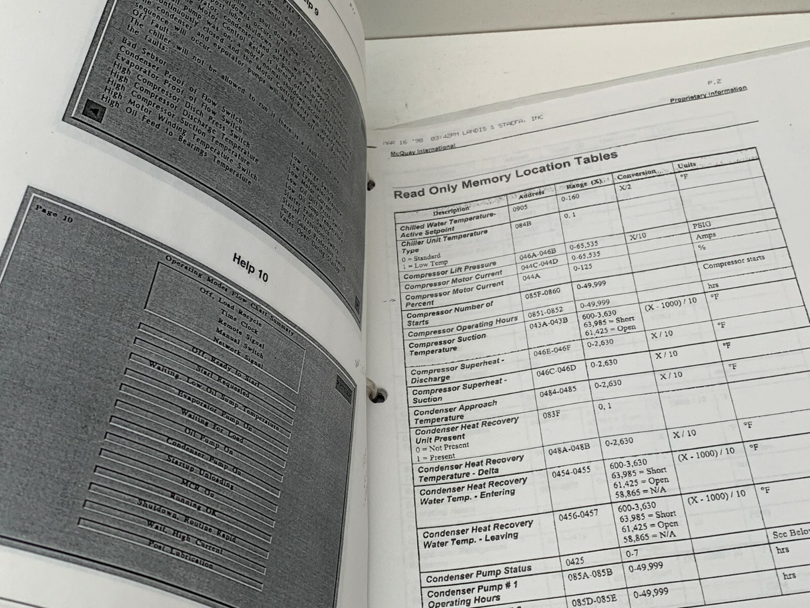 Syder General Staefa Control MicroTech Centrifugal Chiller Application Bulletin