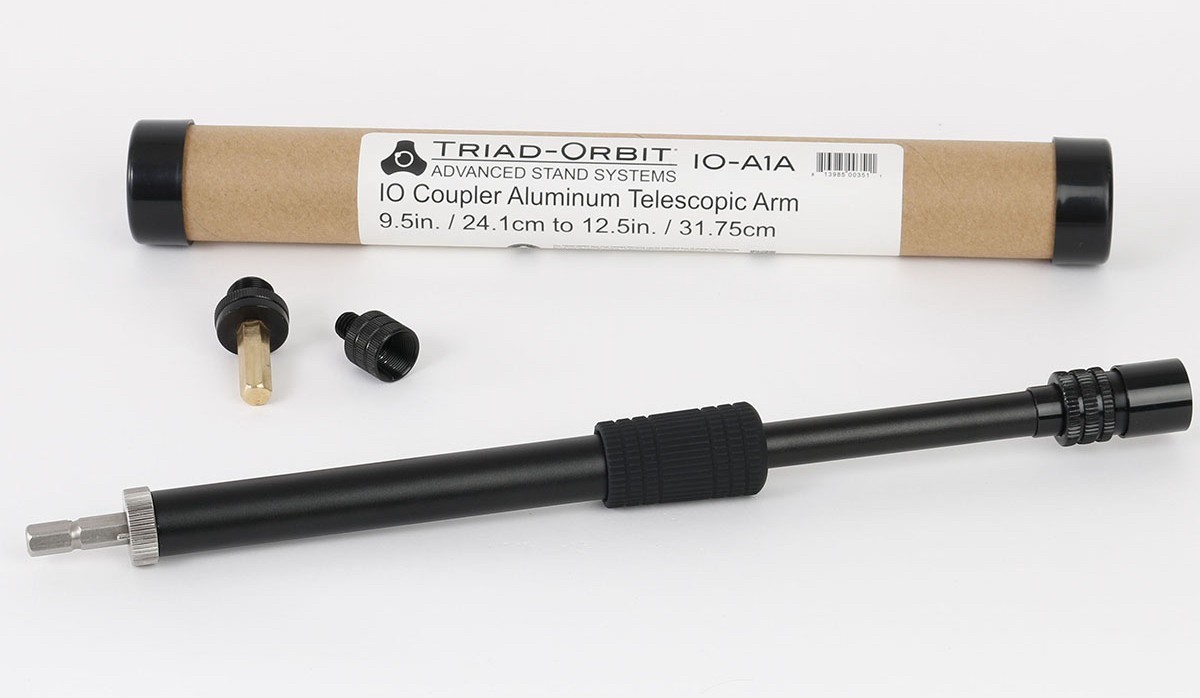 Triad-Orbit IO-A1A Short Telescopic Boom Arm, Aluminum