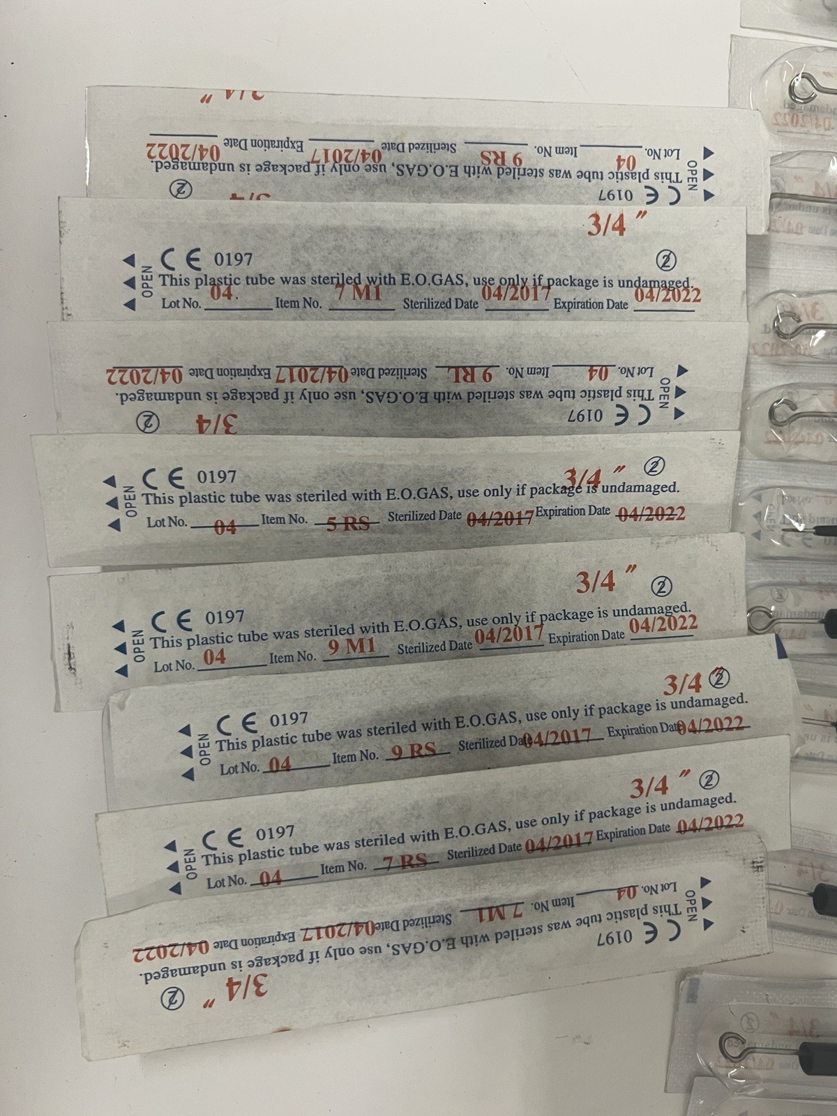 Bulk Lot Disposable Sterile Instruments Tattoo/Piercing Tools 30+ pcs