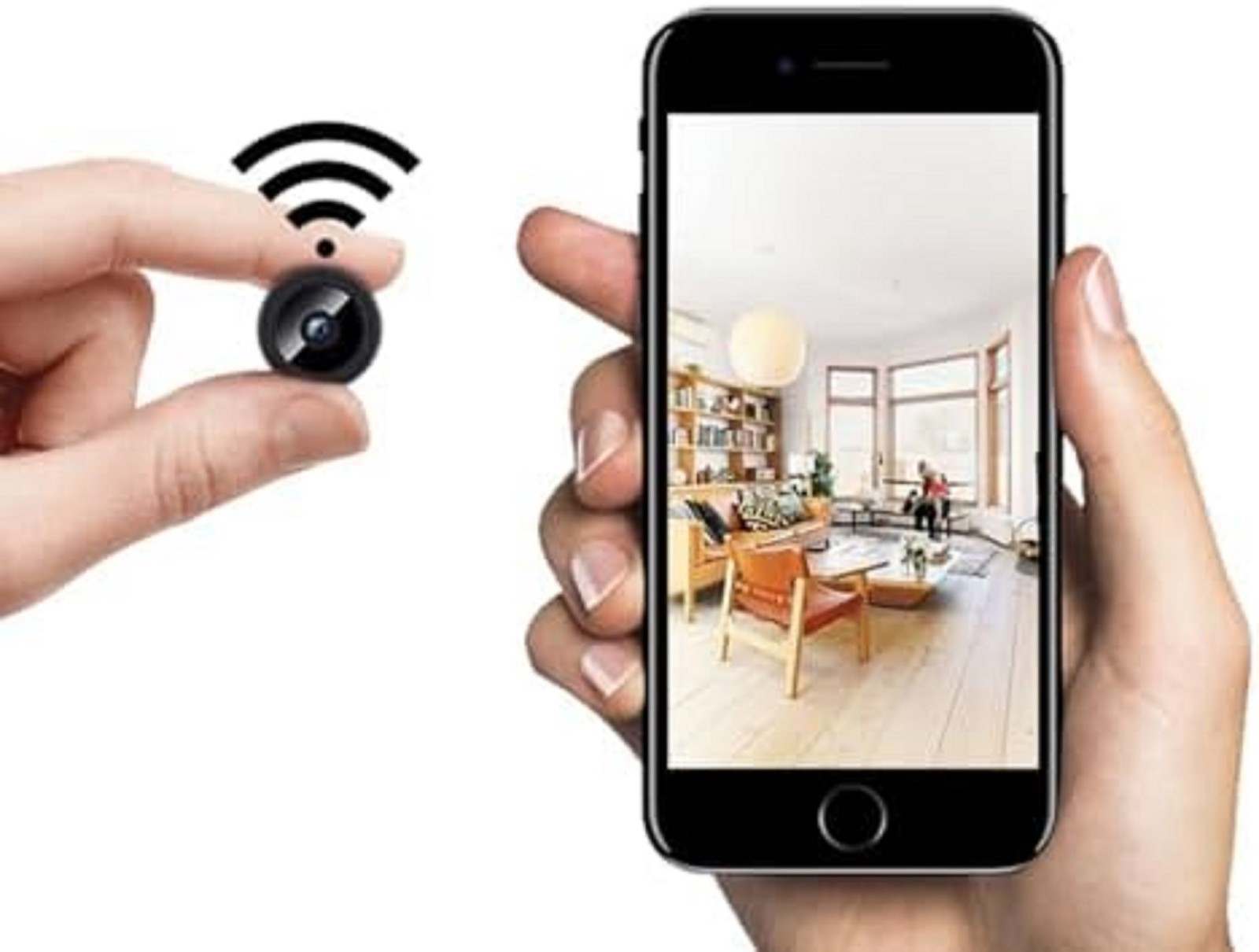 Mini Camara Pequeña Spy De Seguridad Espia Vigilancia Para Casa y Coche 1080P HD