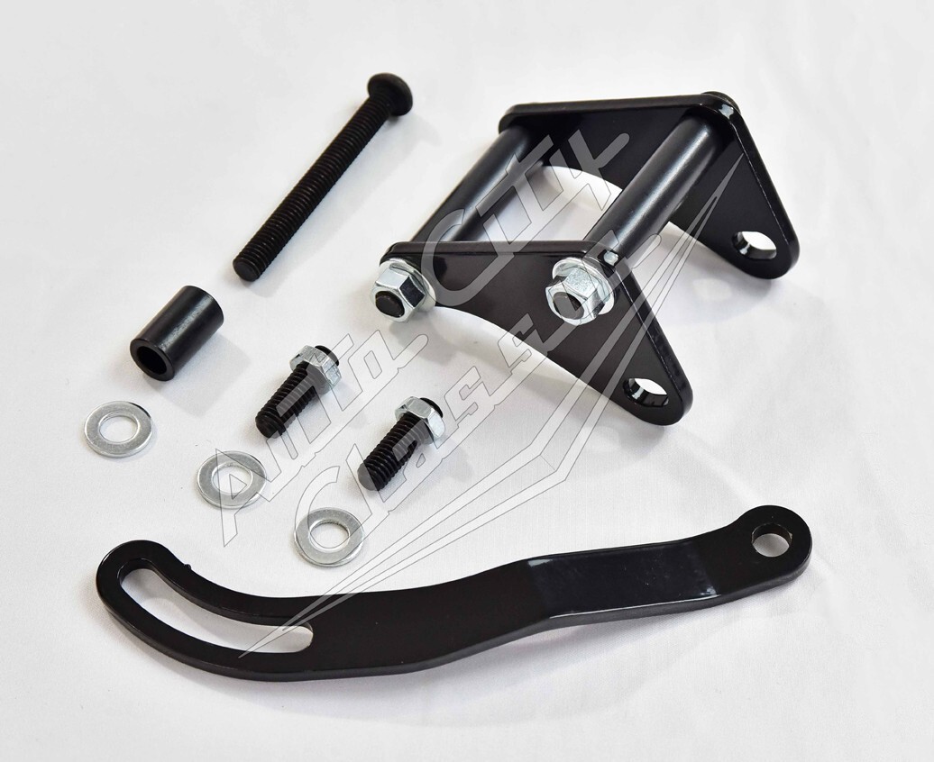 1955 1956 Chevrolet power steering kit side mount add shortened column jacket
