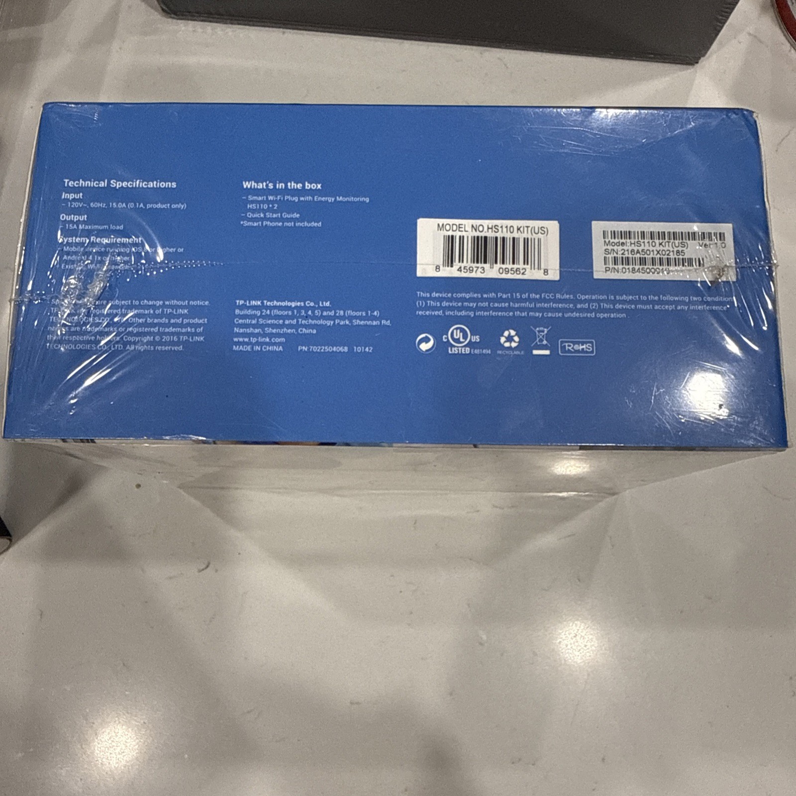 TP-Link Smart Wi-Fi Plug 2-Pack - New Sealed Box