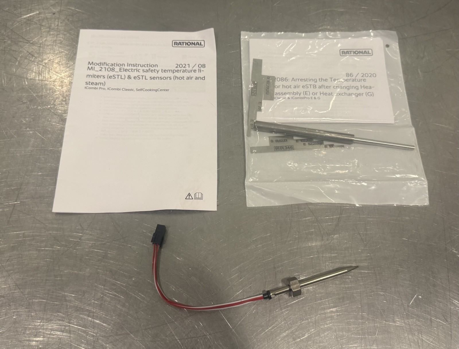 Rational 40.06.112S Temperature Sensor Probe ESTB HA NEW! FREE SHIPPING!