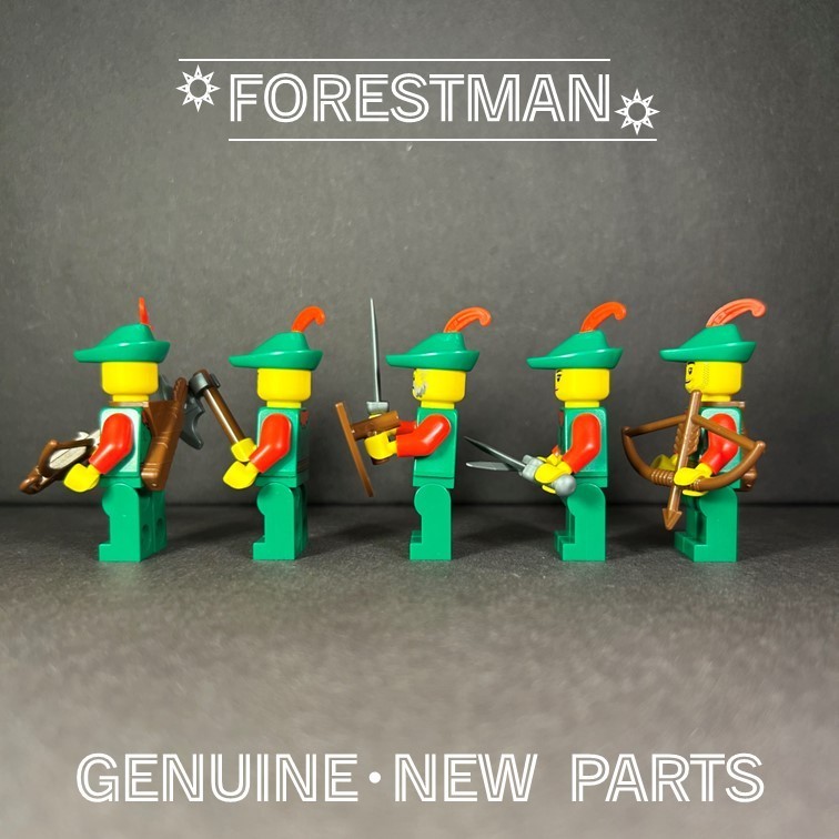 LEGO Castle 5 Minifigures forestman