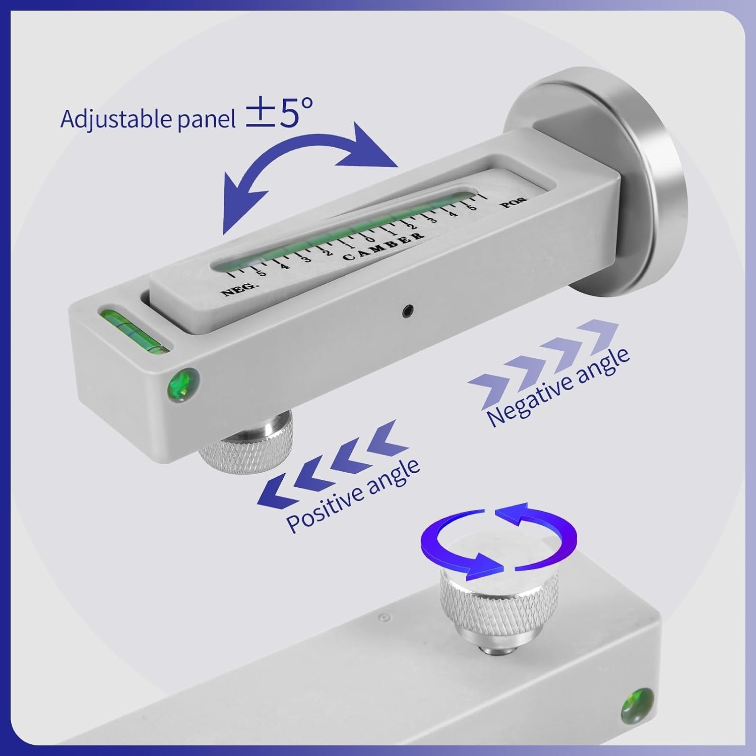 Efficient Adjustable Camber Caster Tool for Accurate Vehicle Alignment - 1 Pack