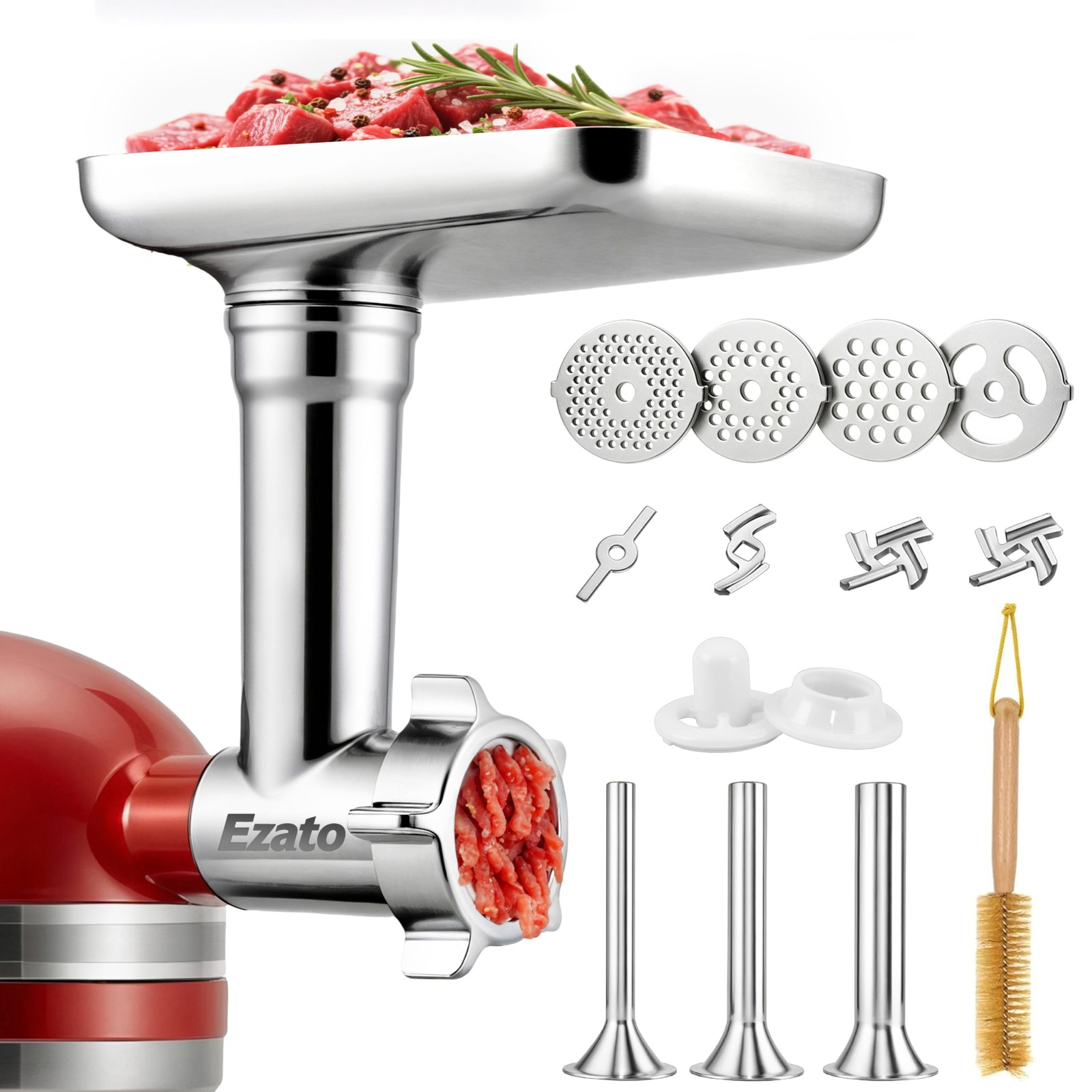 Meat Grinder Attachments for KitchenAid, Sausage Stuffer, Compatible with Kit...