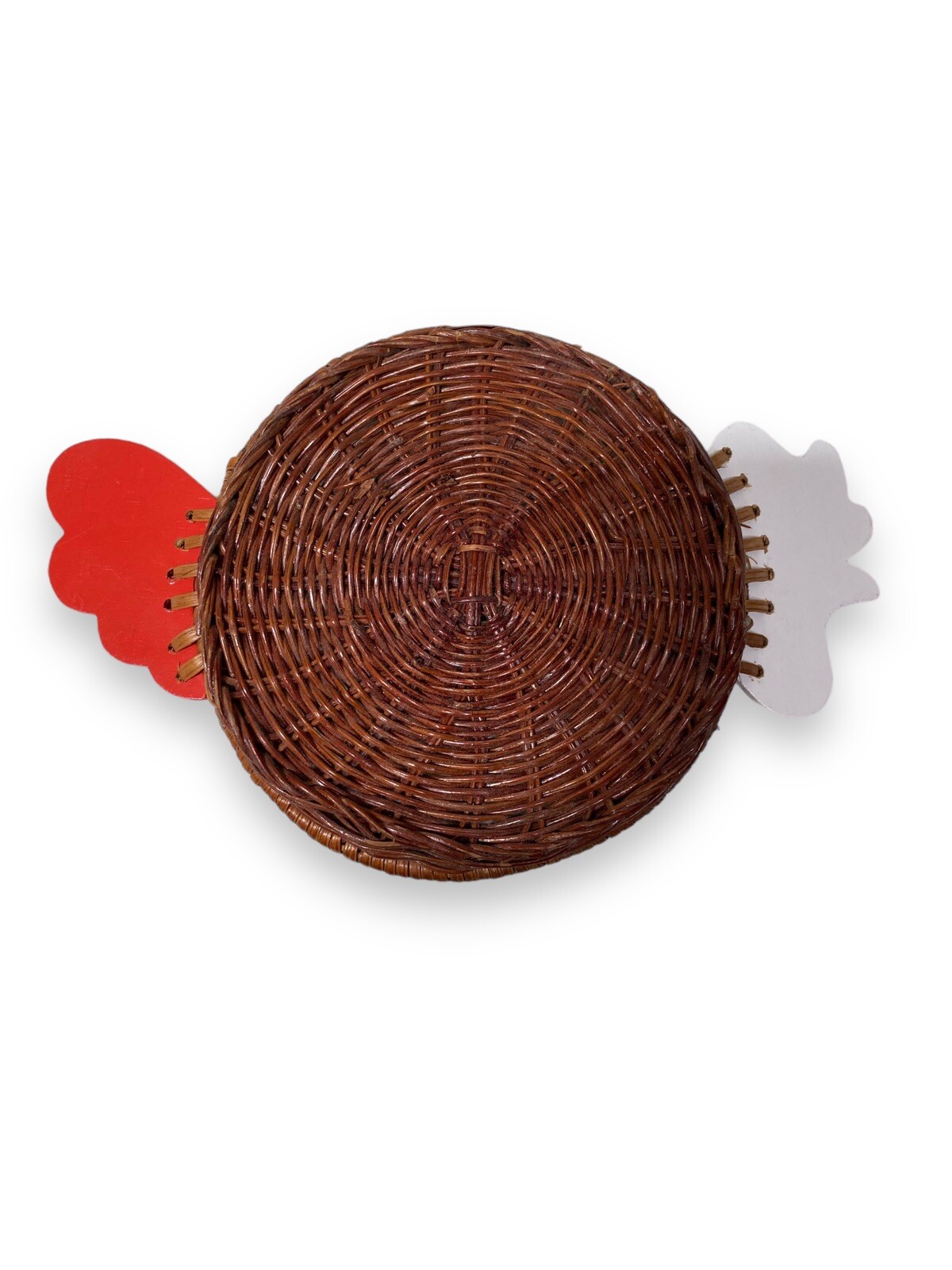 Chicken Shaped Wicker Basket Coaster?