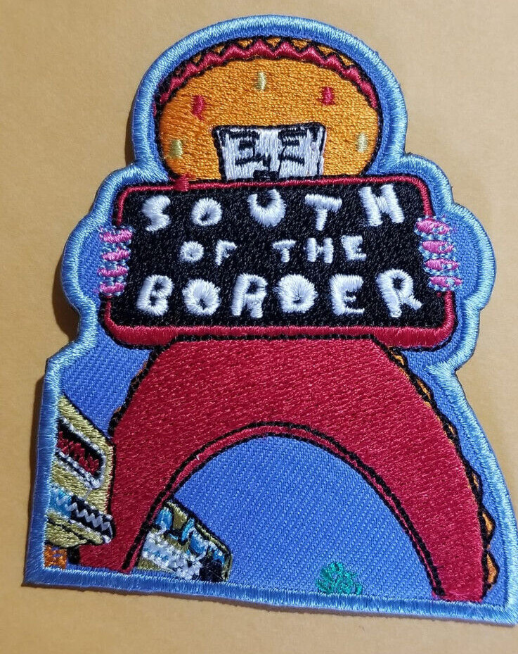 Embroidered South of the Border TruckstopPatch approx 2.75x3.5"