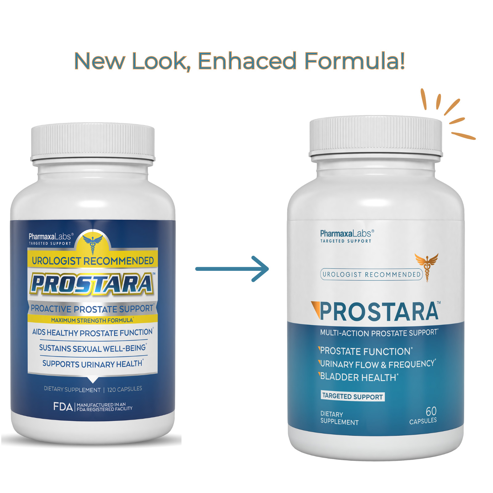 Prostara Multi-Action Prostate Support Supplement - 60 Capsules