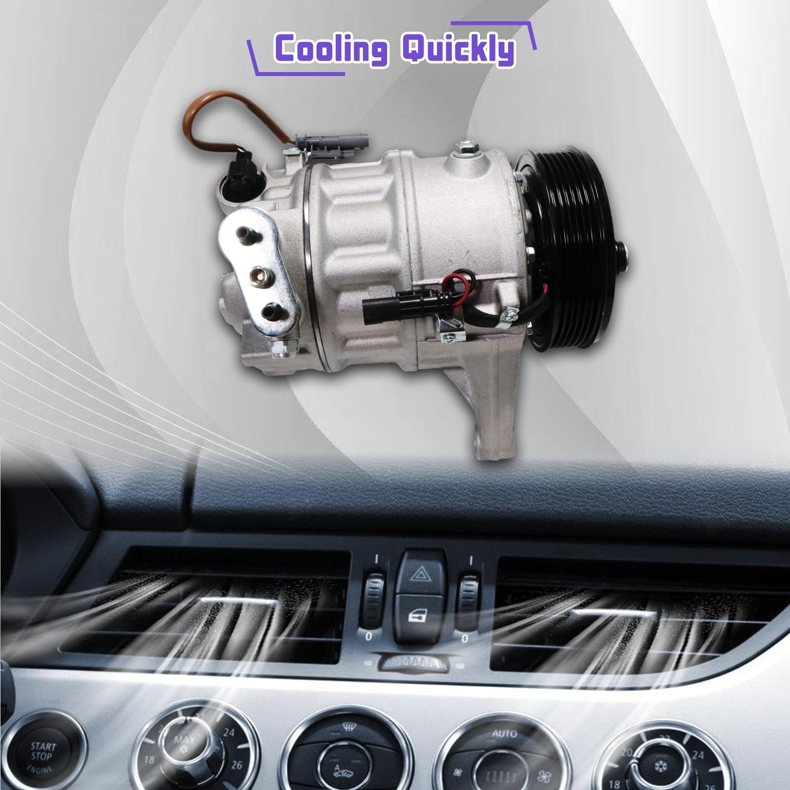 AC Compressor CO 22224C Air Conditioning Compressor Replacement for 2012-2016...