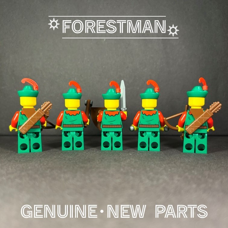 LEGO Castle 5 Minifigures forestman