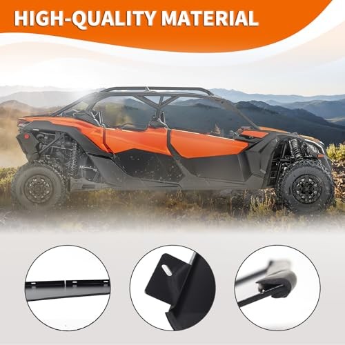 Lower Door Panels for X3 Max, Aluminum Lower Half Door Panel Inserts