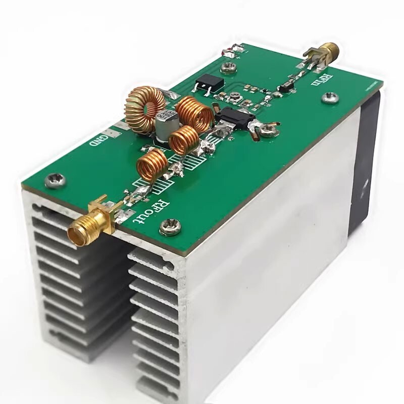 225MHz 170-270MHz RF Power Amplifier Module 25W RF Power Amp 30dB w/Cooling Fan