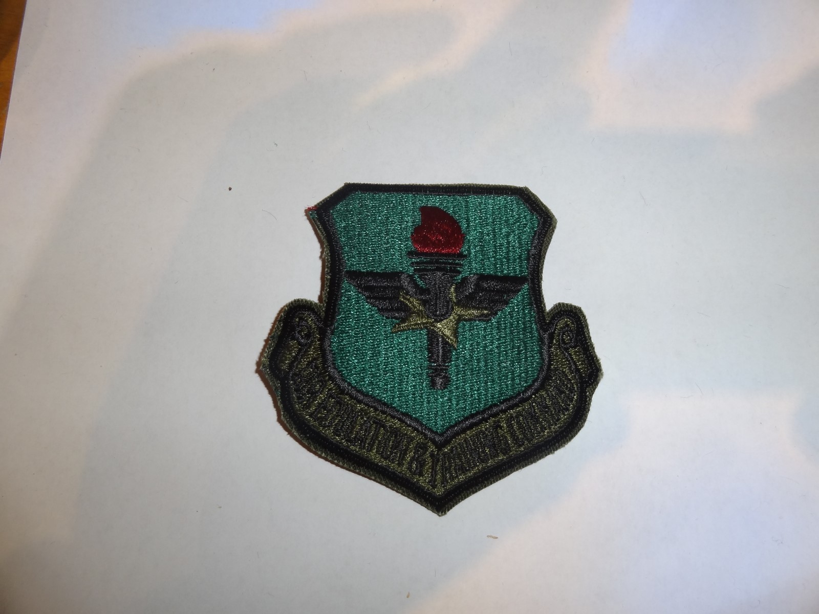 MILITARY PATCH SEW ON POCKET US AIR FORCE AIR EDUCATION & TRAINING COMMAND SUBDU