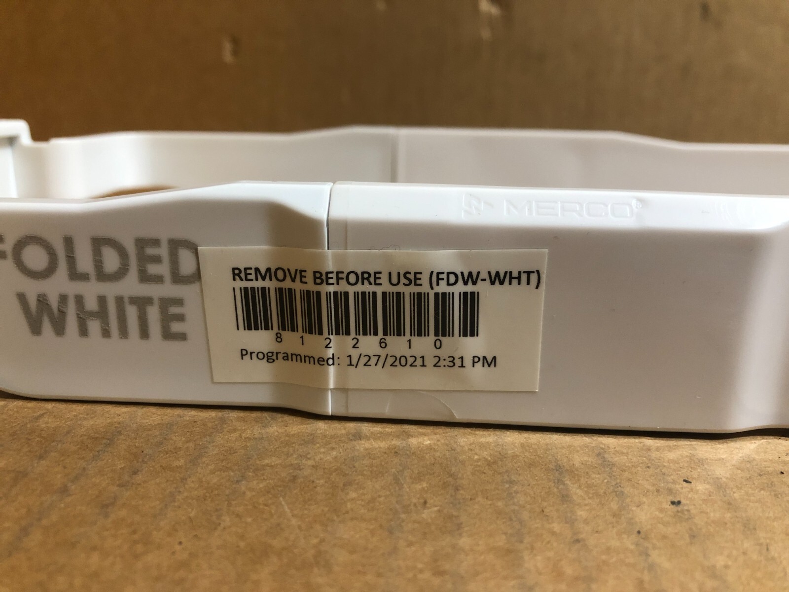 Merco Frymaster 8122610 RFID, FOLDED WHITE Pan Liner Insert, White **