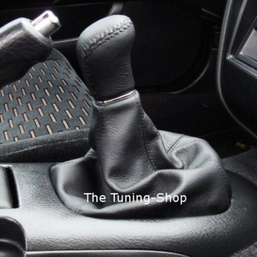 Gear Boot For Honda Prelude BB5-BB9 1997-2001 Black Leather