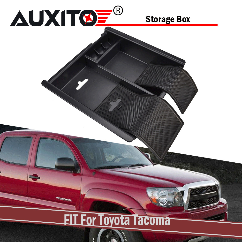 Storage Box Center Console Organizer Armrest Tray For Toyota TACOMA 2016-2019