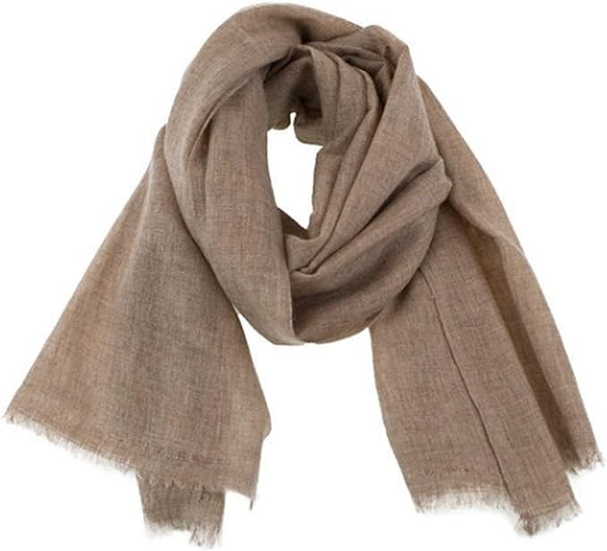 100% Hand Made, Cashmere Pure pashmina scarf, lightweight made in Nepal