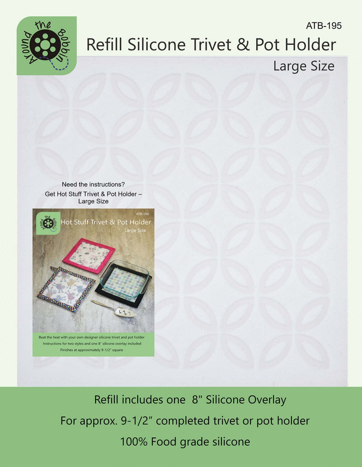 Refill Silicone for Large Trivet And Pot Holder by Lisa Amundson for Around the