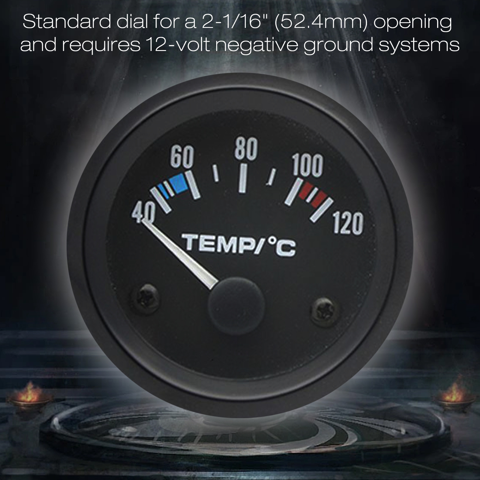 2'' 52mm Meter With 1 / 8 '' NPT Car P9F8