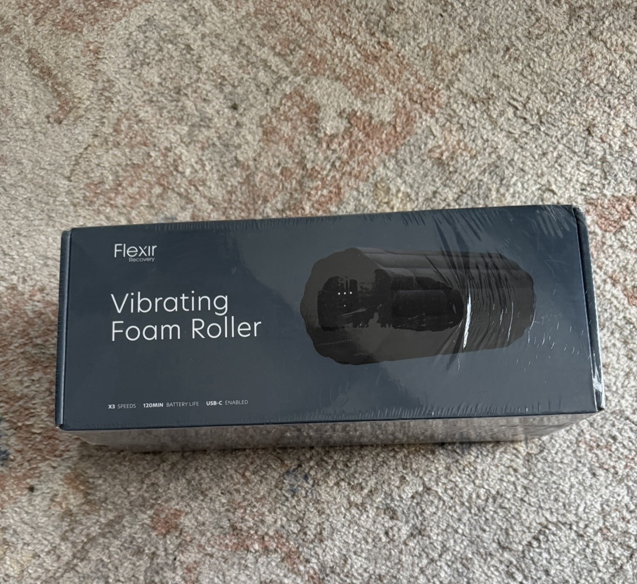 Flexir Recovery Foam Roller Sore Muscle Relief Vibrating Enhanced Rechargeable