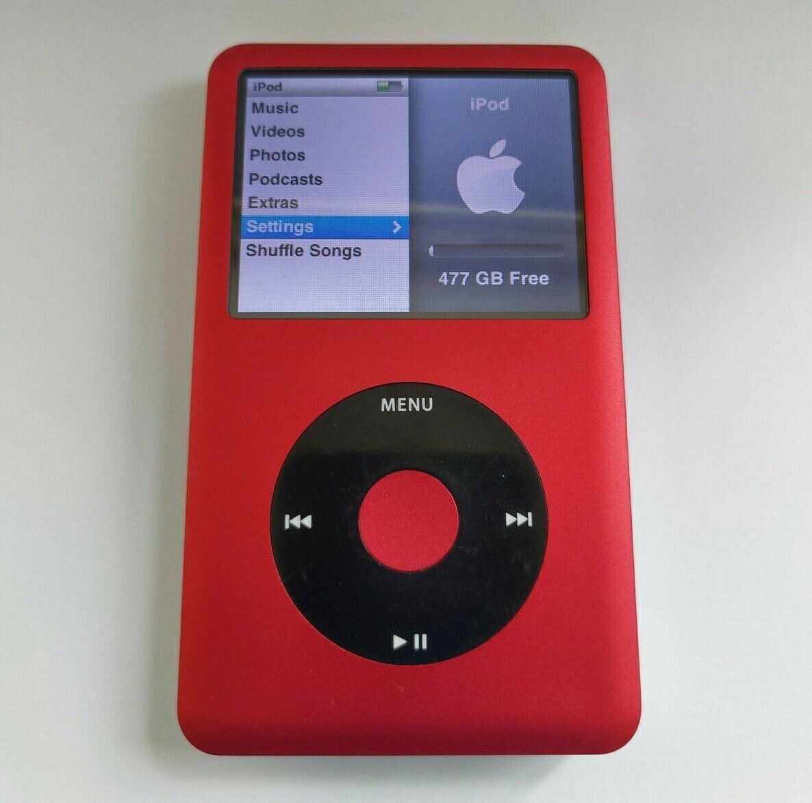 New Apple iPod Classic 7th Generation Red 512GB Mp3 Latest Model Sealed Box