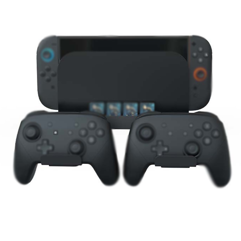 Smart Wall Mount Bracket for Nintendo Switch for 2 Store Controllers and Games