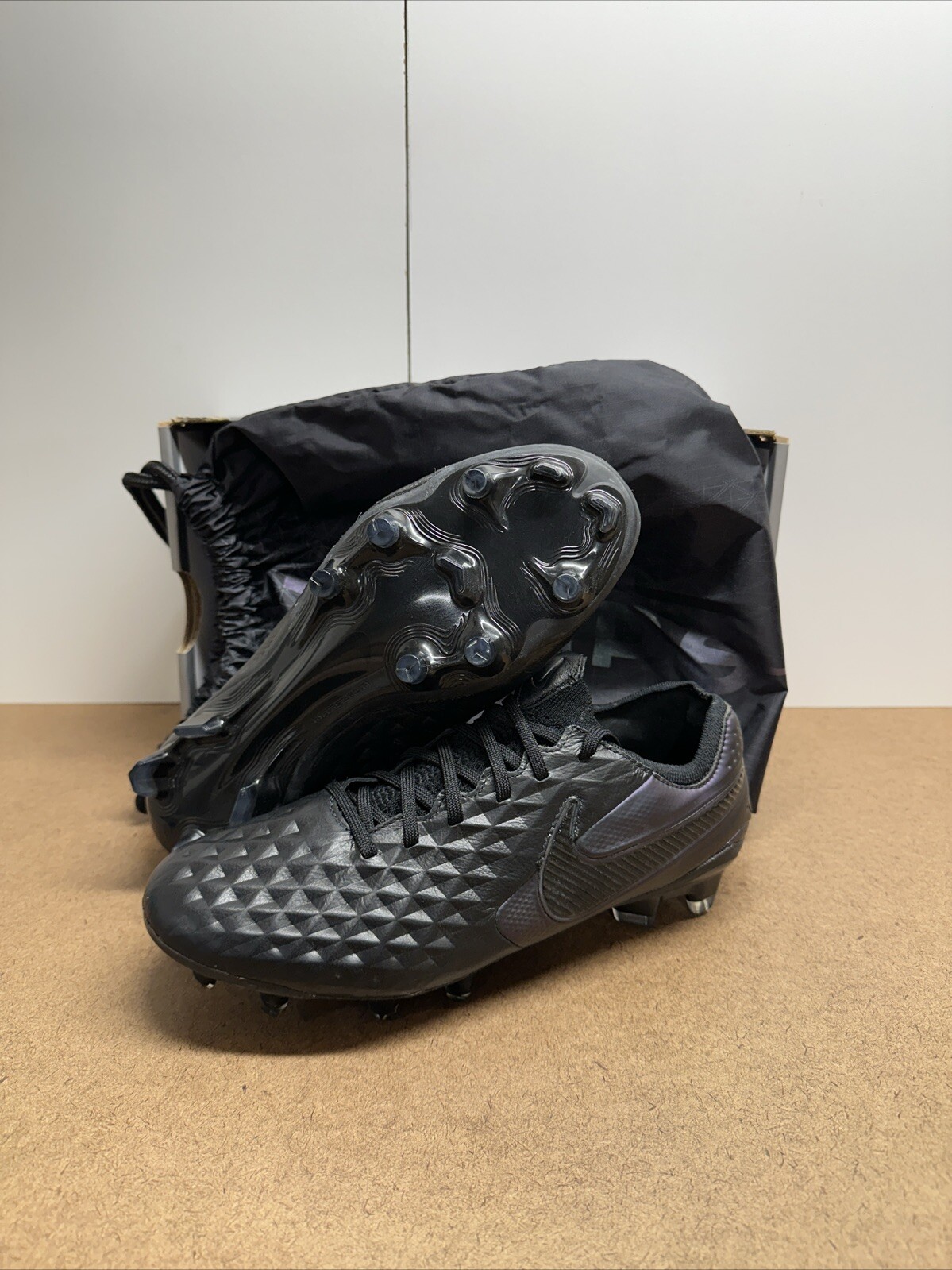 Nike Tiempo Legend 8 Elite FG Black ACC Soccer Cleats Mens 6/7.5 Wmns AT5293-010