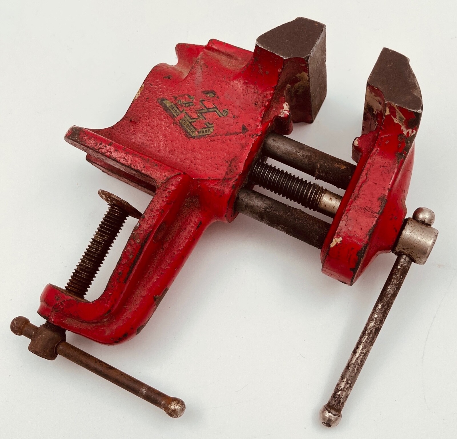 Vintage BRINK & COTTON 150-8 Table Mount Vise 2 1/2'' Jaws Made in USA Working