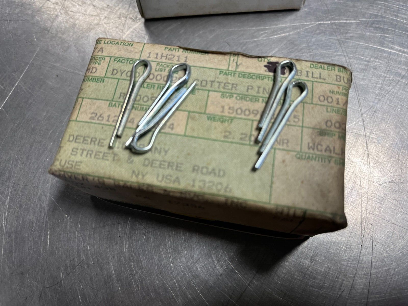 11H211 OEM John Deere Cotter Pin QTY 10