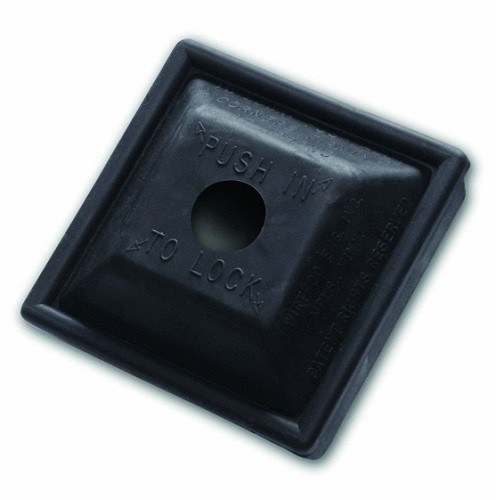 Wirthco Egineering Inc. 30000-7 WirthCo Locking Bumper Plug - 4", Black