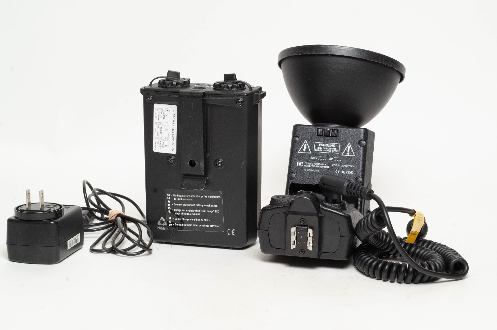 Tested Minty Quantum Qflash QF8N Trio Basic TTL Flash Turbo 3 battery for Nikon