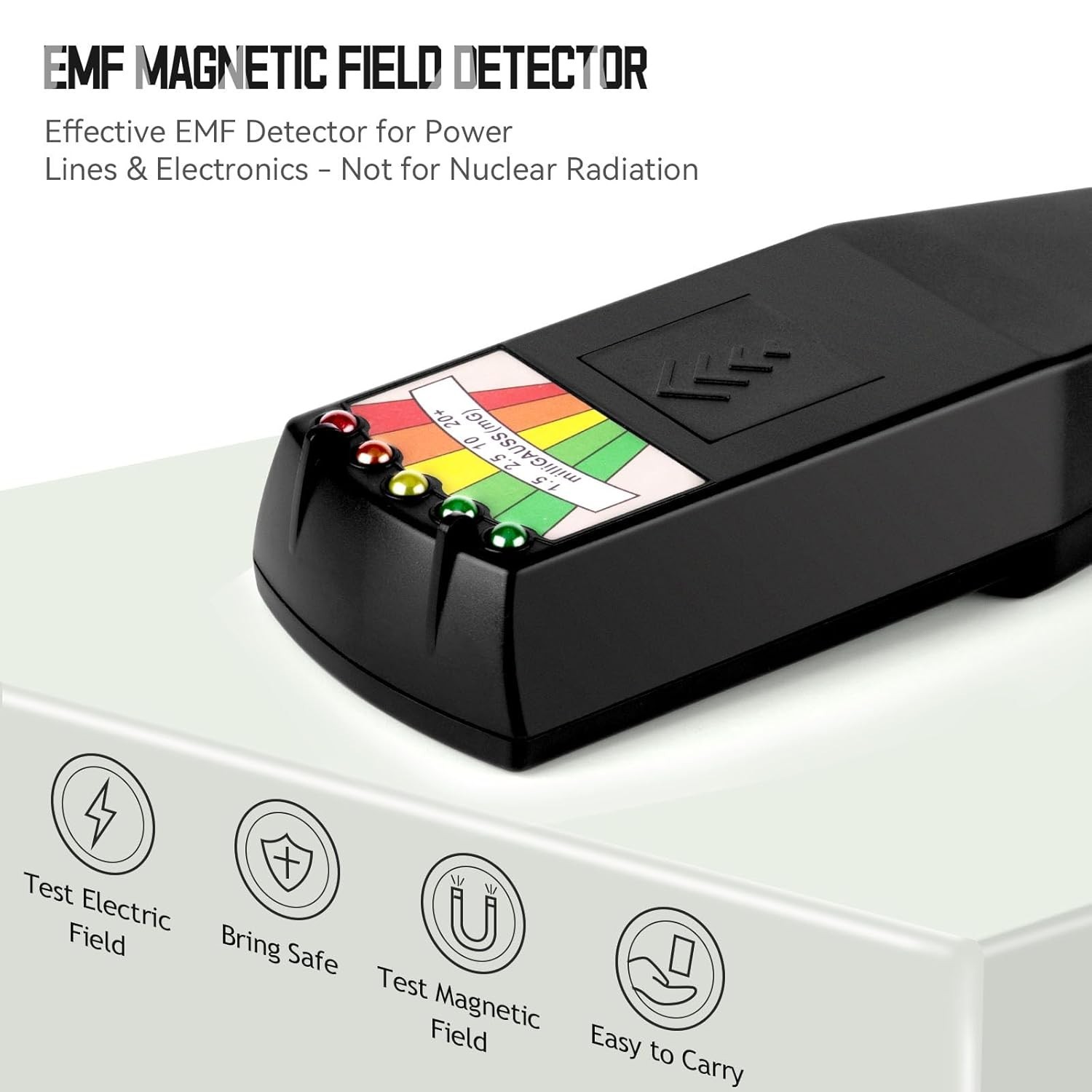 Advanced Handheld EMF Meter for Detecting Ghosts - Measures High-Level Fields