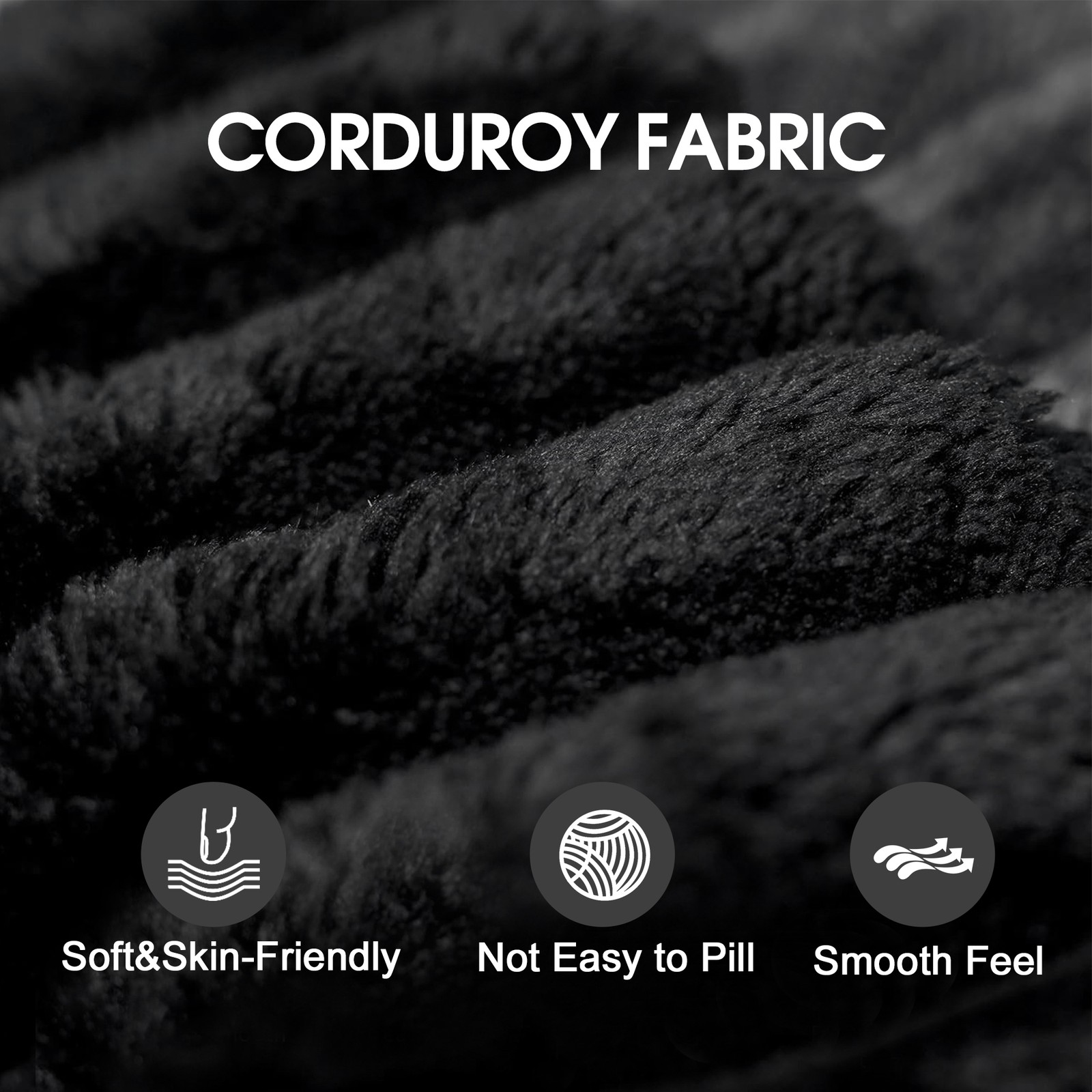 Cloud Sofa,Corduroy Fabric,Deep Seat Couches,Double-layer design,Removable Cus