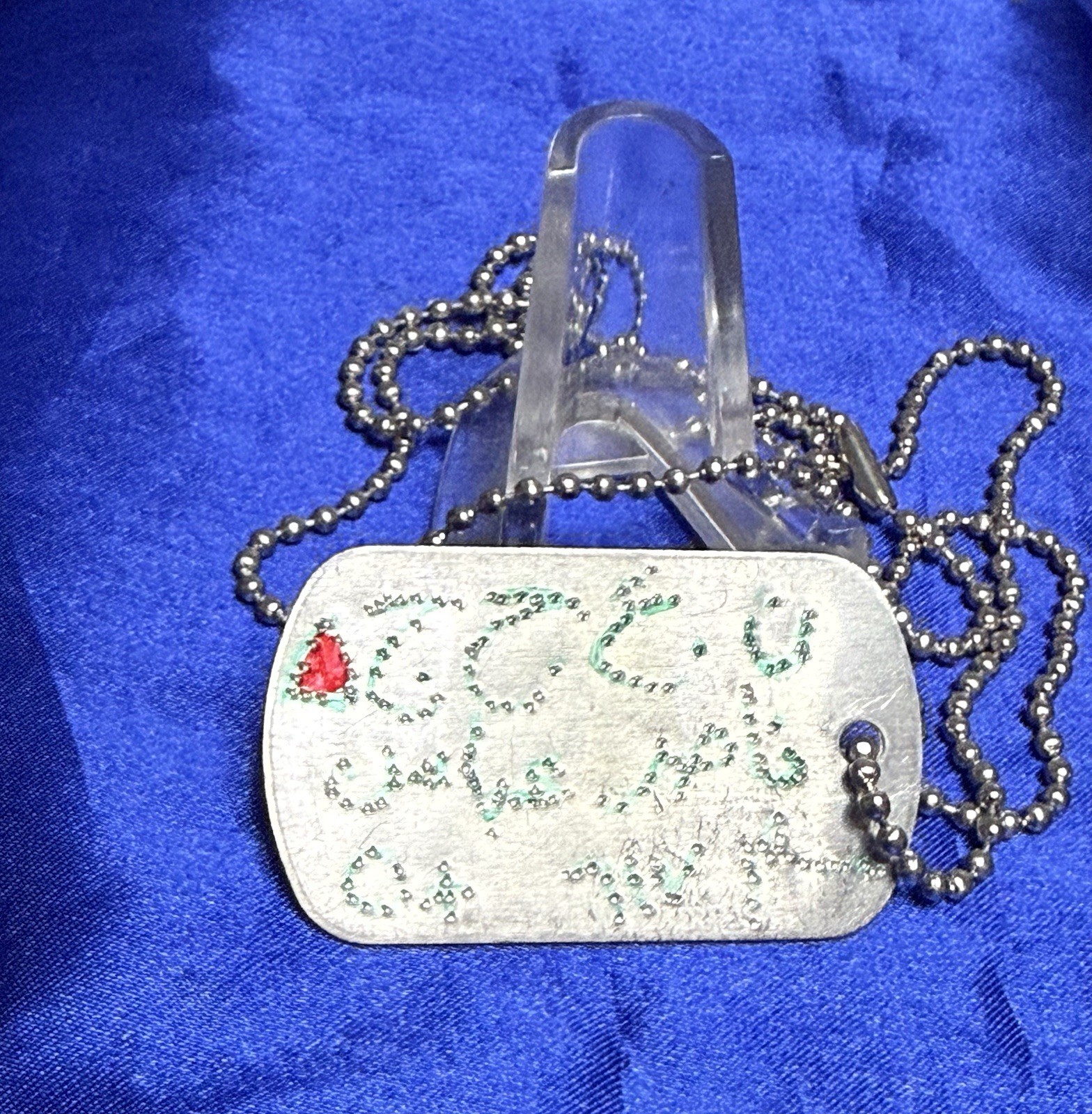 Iraq-Iraqi Republican Guards Corporal Identification Dog Tag.