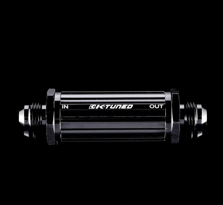 K-TUNED KTD-FF-06 -6AN Universal Inline Fuel Filter 30 Micron E-85 Compatible