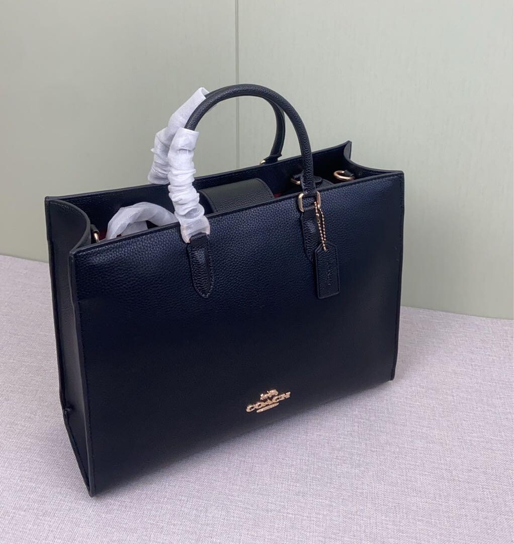 COACH Maggie Tote Shoulder CY666 Black Outlet New